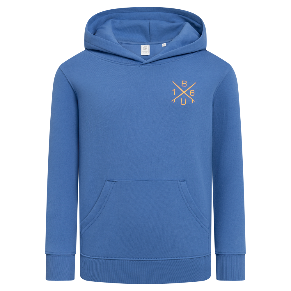 BU16 Hoodie Kreuzlogo orange Unisex