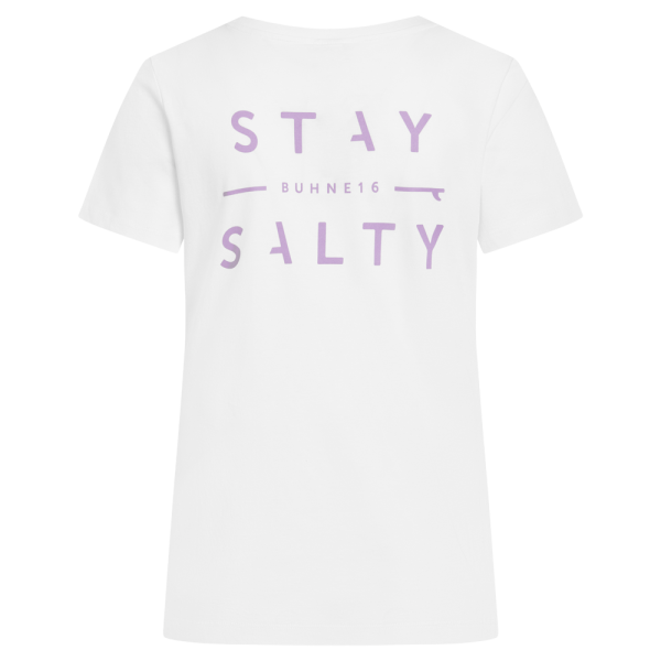 T-Shirt Damen 'BU16 Stay Salty' lila