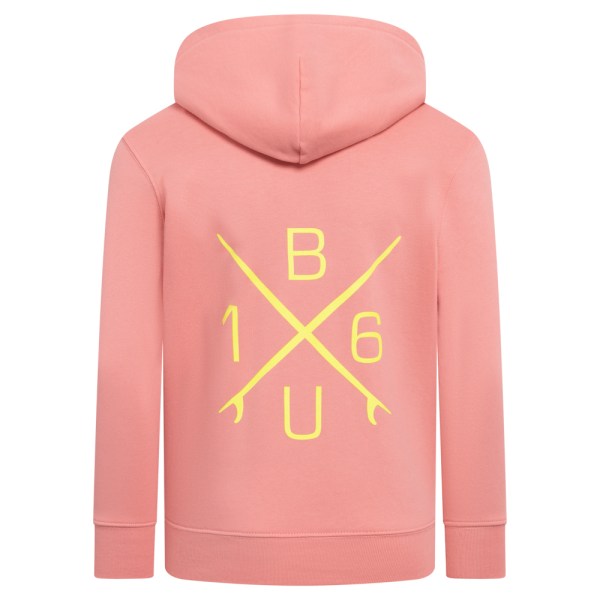 BU16 Unisex Hoodie Kreuzlogo gelb